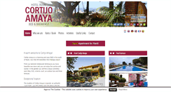 Desktop Screenshot of cortijoamaya.com